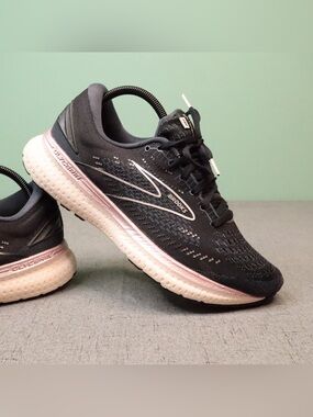 Brooks Glycerin GTS 19 Women's Running Shoes Size 11 Wide (D) Black Metallic